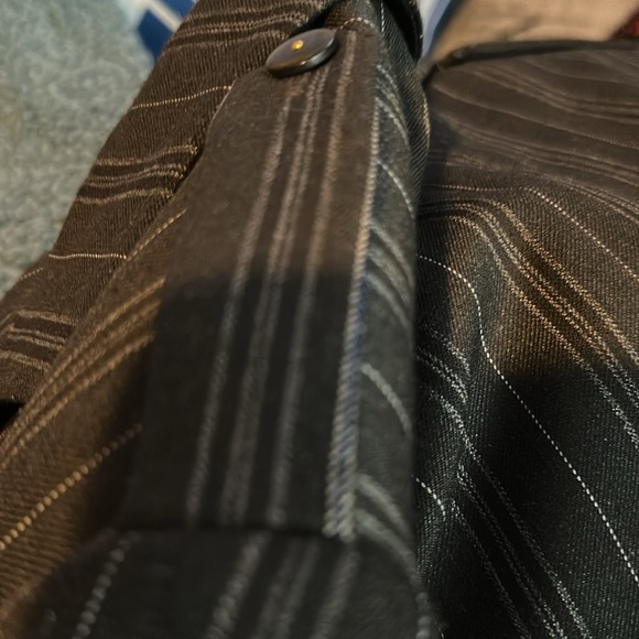 Black Tailored Blazer with Notched Lapels - Picture 13 of 13
